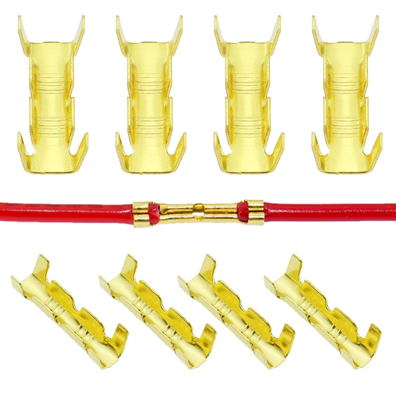 50PC-100PC-200PCS-DJ453-double-U-shaped-parallel-cold-plug-connector ...