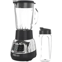 BLACK+DECKER BL1400DG-P Quiet Stainless Steel Blender with Cyclone Glass Cup 1