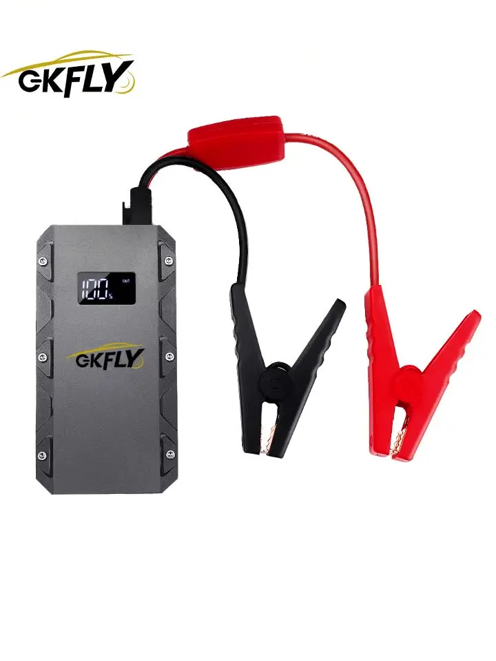 Duokon Banca portatile di potere del caricabatteria del motore d'avviamento di salto dell'automobile di 12V portatile di per il motore a benzina 3.0L (il nero