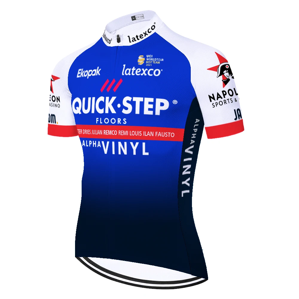 Alpha Vinyl Maillot Velo Quick Step Jersey Tenue Deceuninck Quick
