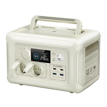 ALLPOWERS R600 Portable Generator 299Wh 600W Powerstation with AC Outlets LiFePO4 Battery for Home Tents Outdoor RV Camping 1