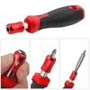 1/4'' Hex Screwdriver Handle Magnetic Screw Driver Bits Holder Self-Locking Adapter For Screwdriver Bits Socket Wrench Rubber 5