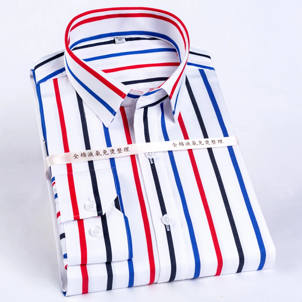Men Casual Long Sleeve Dress Shirts