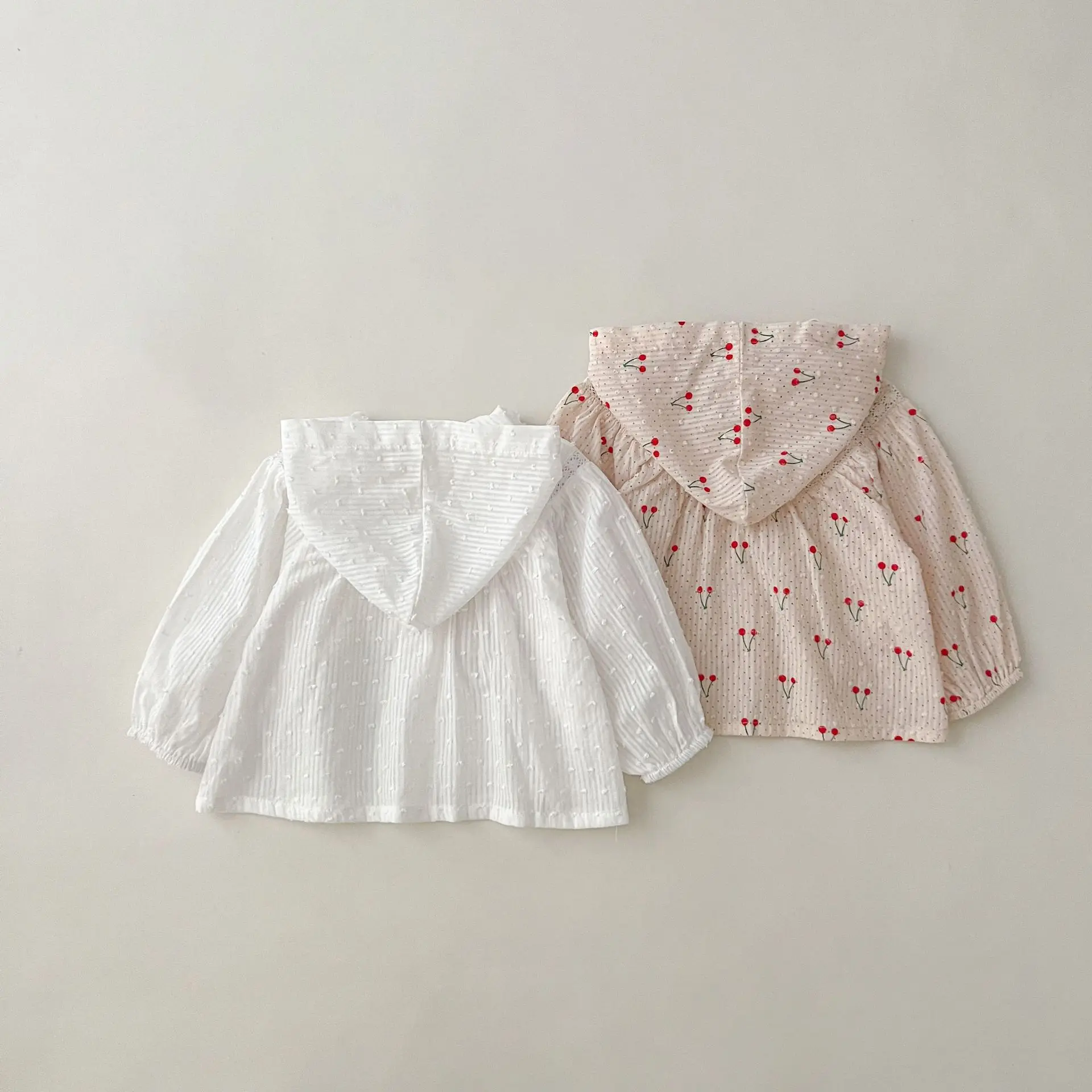 Baby Summer Sunscreen Jacket Infant Girl Long Sleeve Cotton Cardigan Toddler Thin Hoodie Sunscreen Clothes