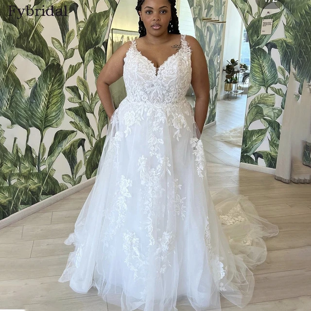 sexy plus size wedding dresses