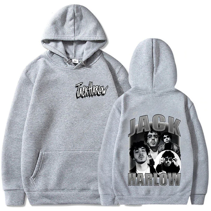 Jack Harlow Letter Printed Long Sleeve Hoodies Women Men Sweatshirts Harajuku Hip Hop Casual Streetwear Unisex Clothing Handsome