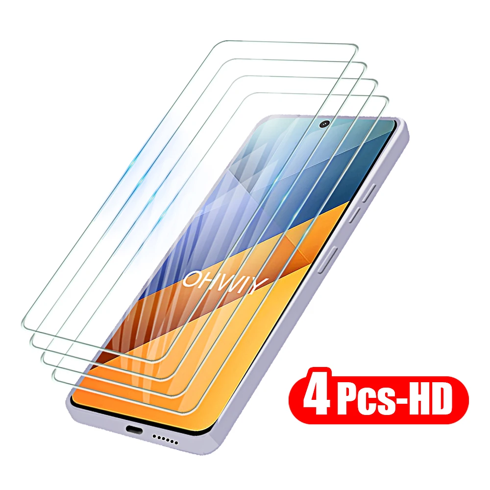 1-4pcs Premium Tempered Glass Screen Protectors