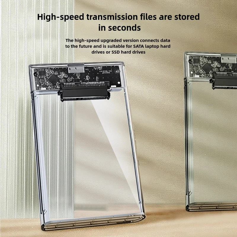 USB 3.0 HDD Enclosure 2.5inch SATA SSD Hard Drive Case 5Gbps 6TB Transfer Speed Clear Design Mobile External Housing external hard drive case ssd enclosure hard drive enclosure
