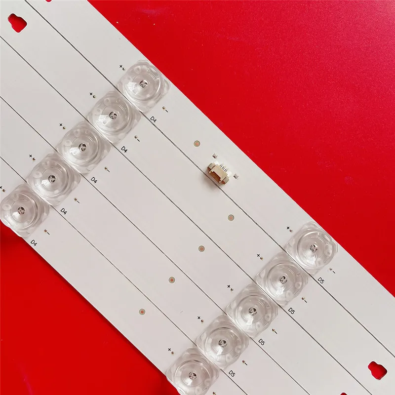 ŰƮ 5pcs LED Ʈ Ʈ JVC LT-43M650 LT-43M450 LE43U6500U FD4351A-LU LED43D10A LED43D10B-ZC14FG-01 LED43D10-03(A) 04