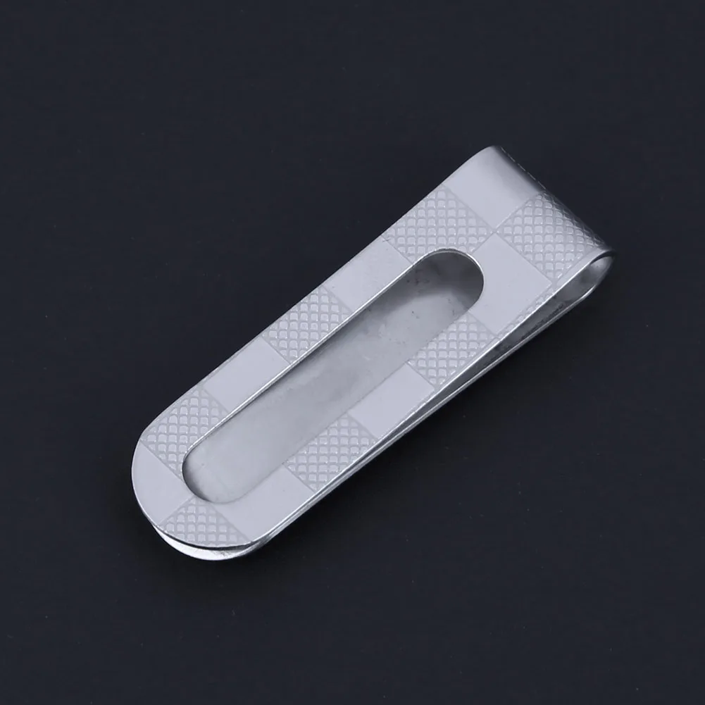 Stainless Steel Purse Card Clip Multipurpose Credit Card Holder Lightweight Portable Durable Alloy for Business Travel id credit card holder
