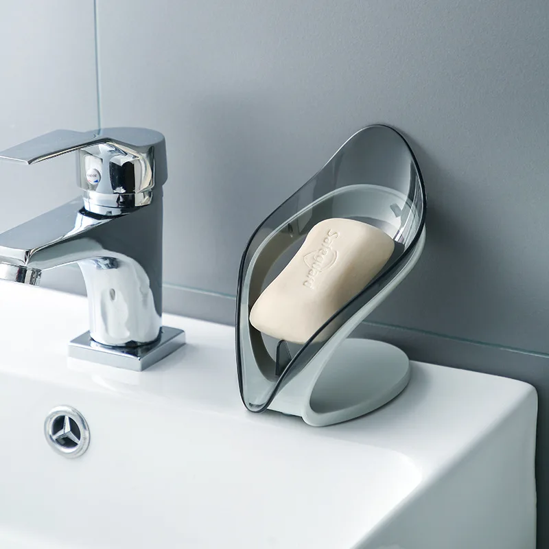 One Piece Soap Dish Bathroom Home Shelf Container Salle De Bain Rack Accessories Porte Savon Storage |