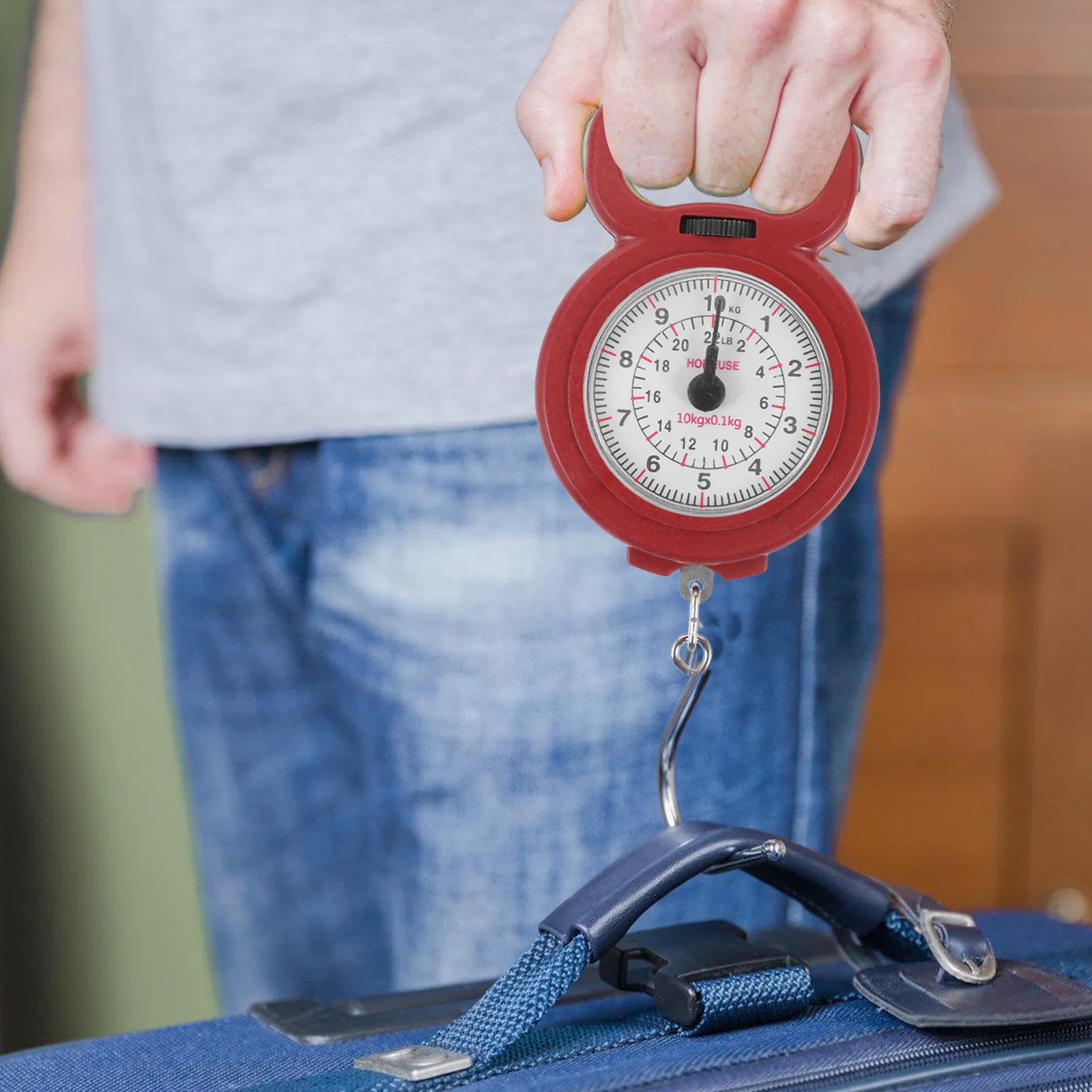 10kg 휴대용 디지털 행잉 스케일, 여행용, 낚시용, 캠핑용, 요리용, 사냥용, 주방용 저중량 소형 저울