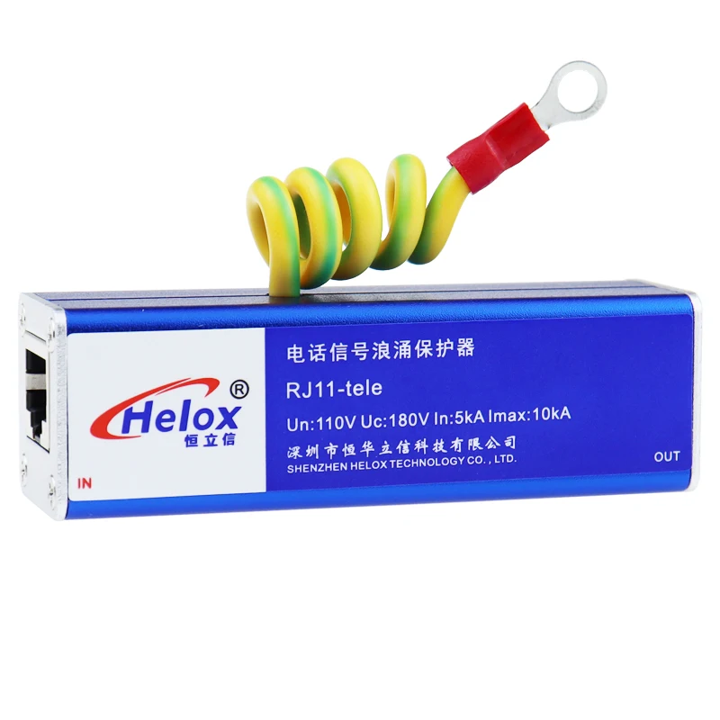 110Vac 10Mbps 10Ka Spd Rj11 Protezione Del Segnale Di Comunicazione Linea Telefonica Dispositivo Di Protezione Contro Le Sovratensioni Del Segnale Di 