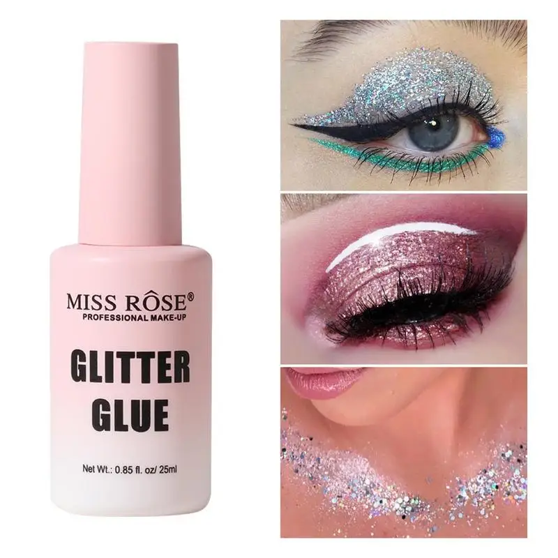 Makeup Glitter Glue Waterproof Quick-drying Glitter Glue Makeup  Long-lasting Eye Body Sequin Base Glue For Nightclub Makeup - AliExpress
