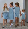 AS SS25 Summer Pinstripe Denim Collection brother and sister matching clothes 1