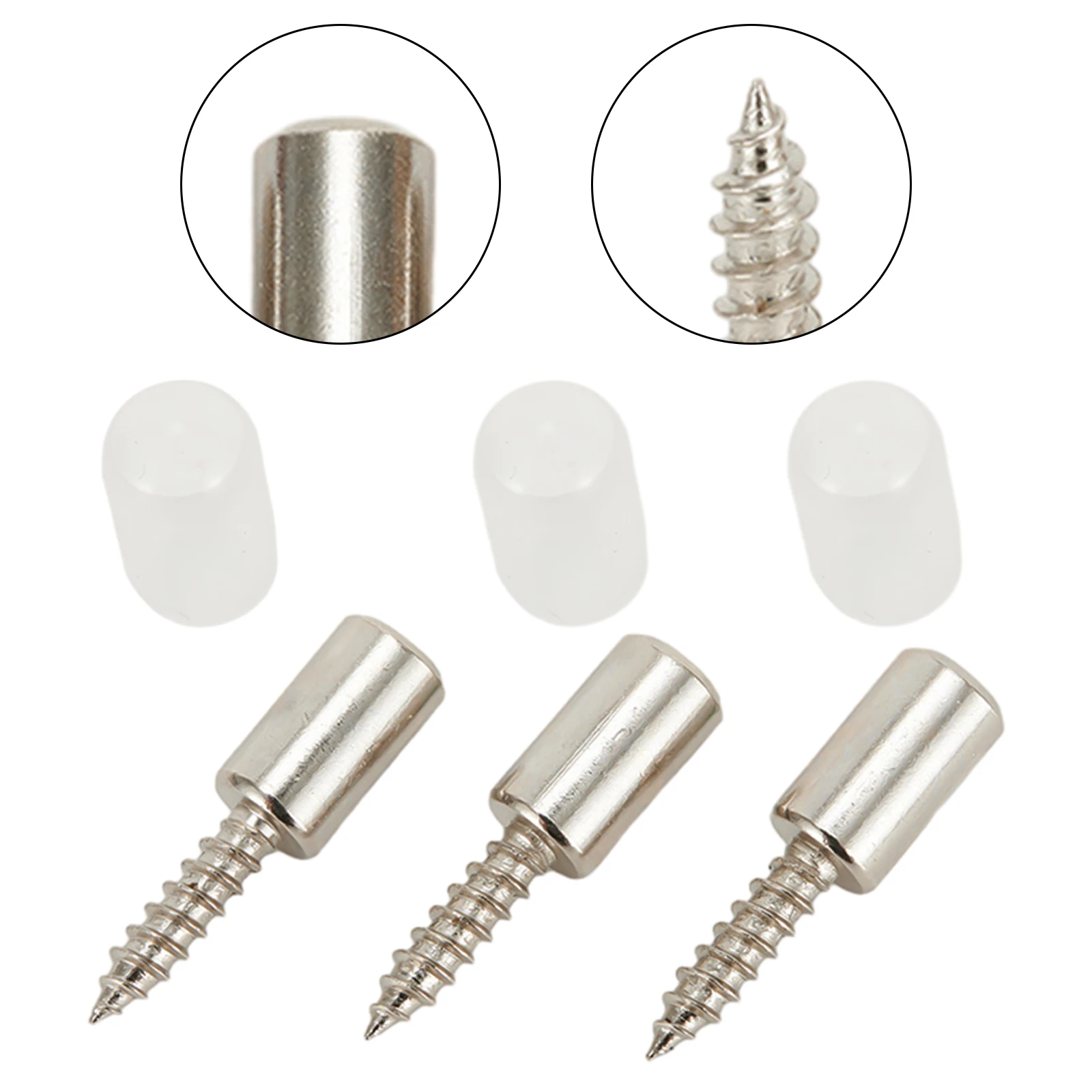 

20PCS Self-tapping Screws Furniture Bracket With Dust-proof Covers Home Improvement Hardware For Wooden Cabinets Wardrobes