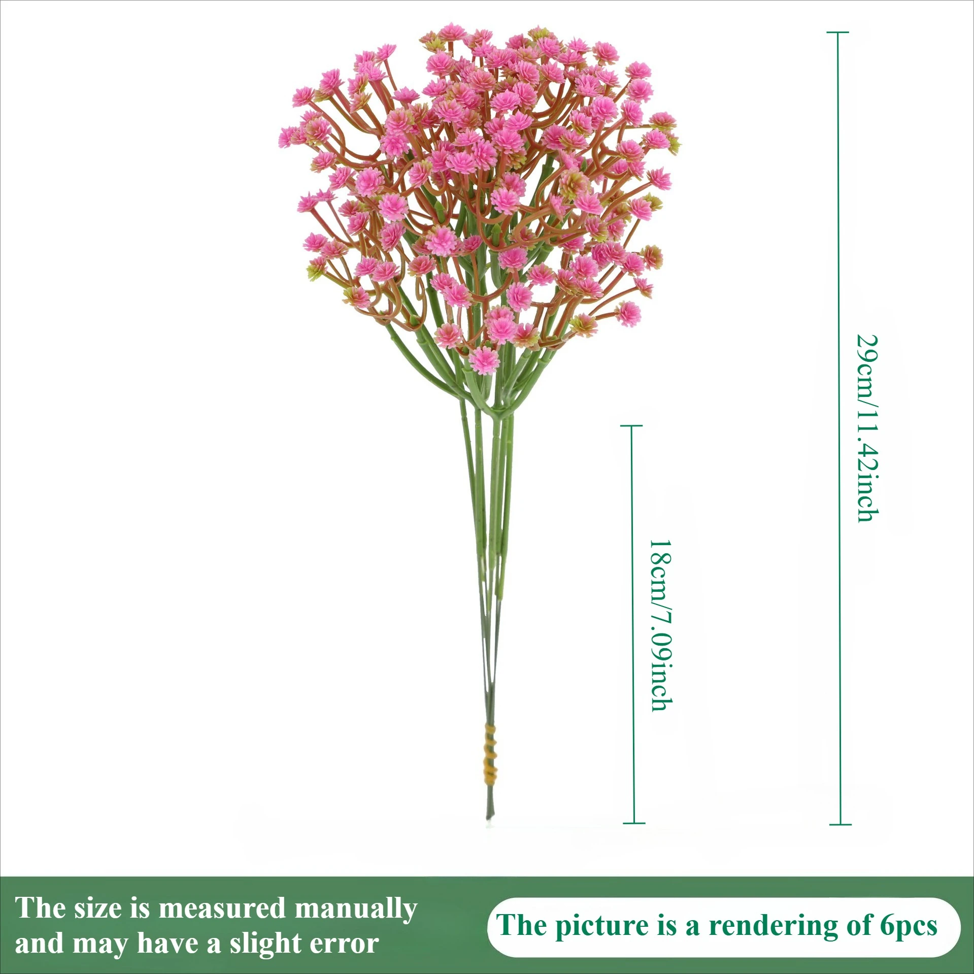 Штучні квіти гіпсофіла, реалістичні штучні квіти на дотик для реалістичного відчуття, костюм для весілля, домашнє Різдво, прикраса вечірки
