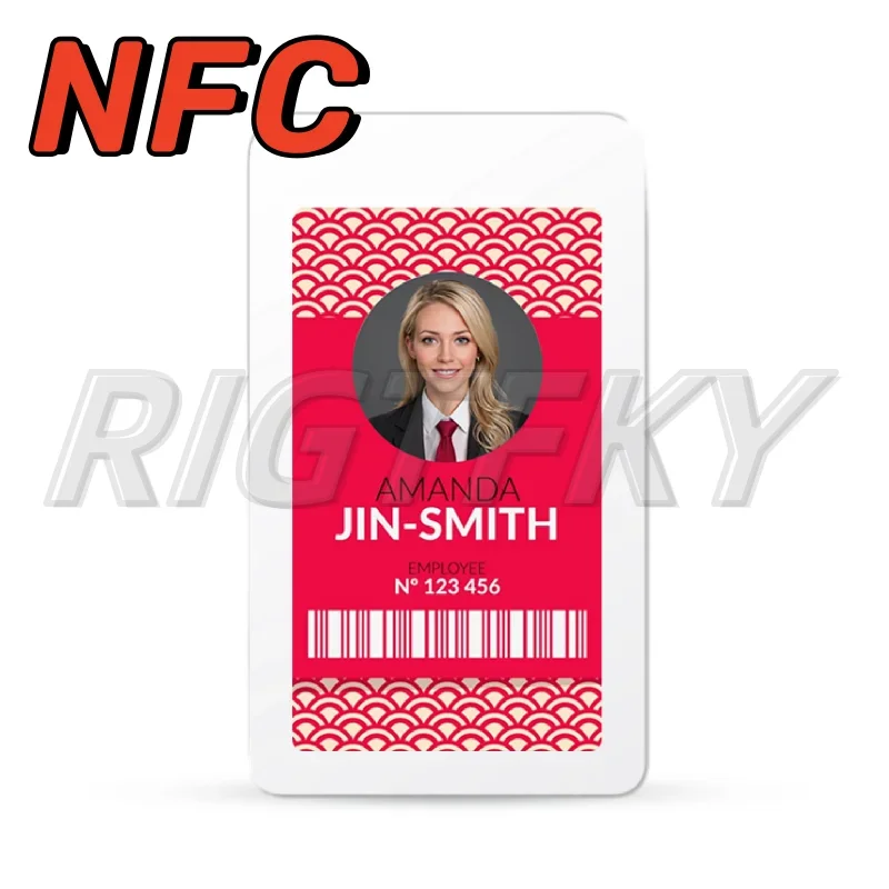 E ink Picture Display Tags Passive NFC-Powered Nameplates 3.7inch E-Paper Price Labels Business Badges Employee badges Battery Free