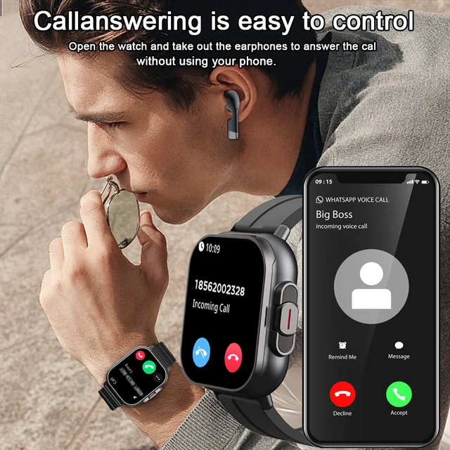 2-in-1 Smart Watch with Earphones 4