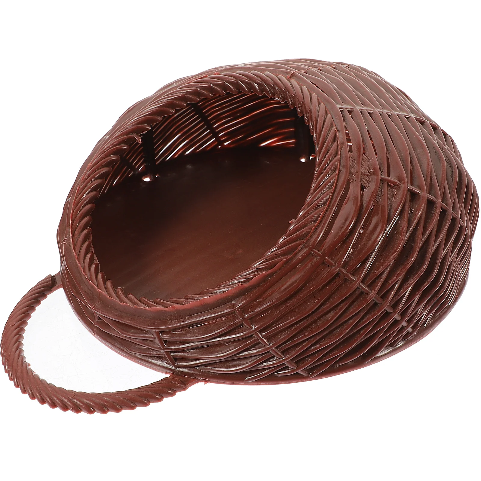 

Hanging Rustic Flower Pot Plastic Wall Bird's Nest Storage Basket Fruit Vegetable