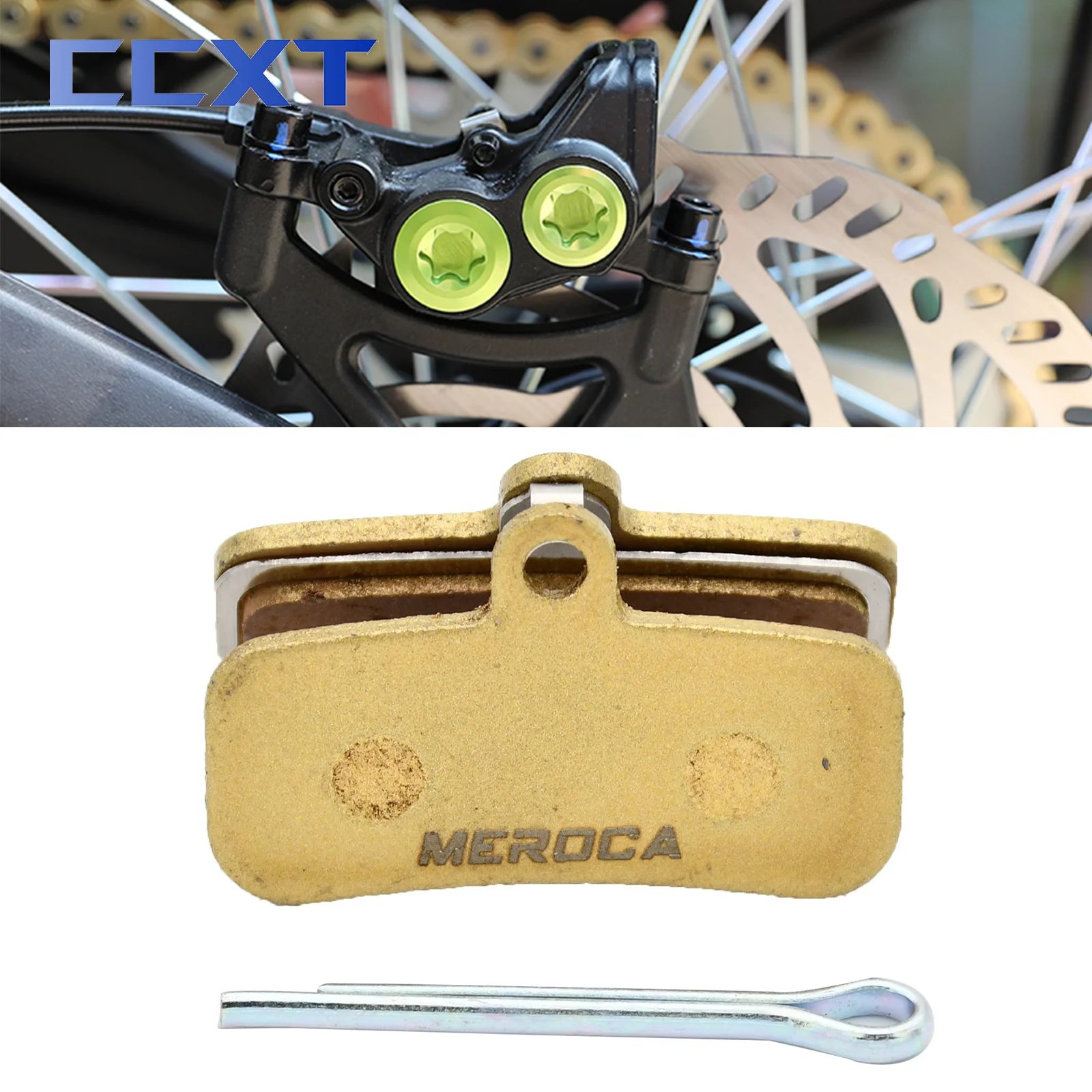 thumbnail interactive-video image 1 of Motorcycle Brake Pads Set For Sur-Ron & Talaria - Copper Sintered Front & Rear Pads 1 of 2