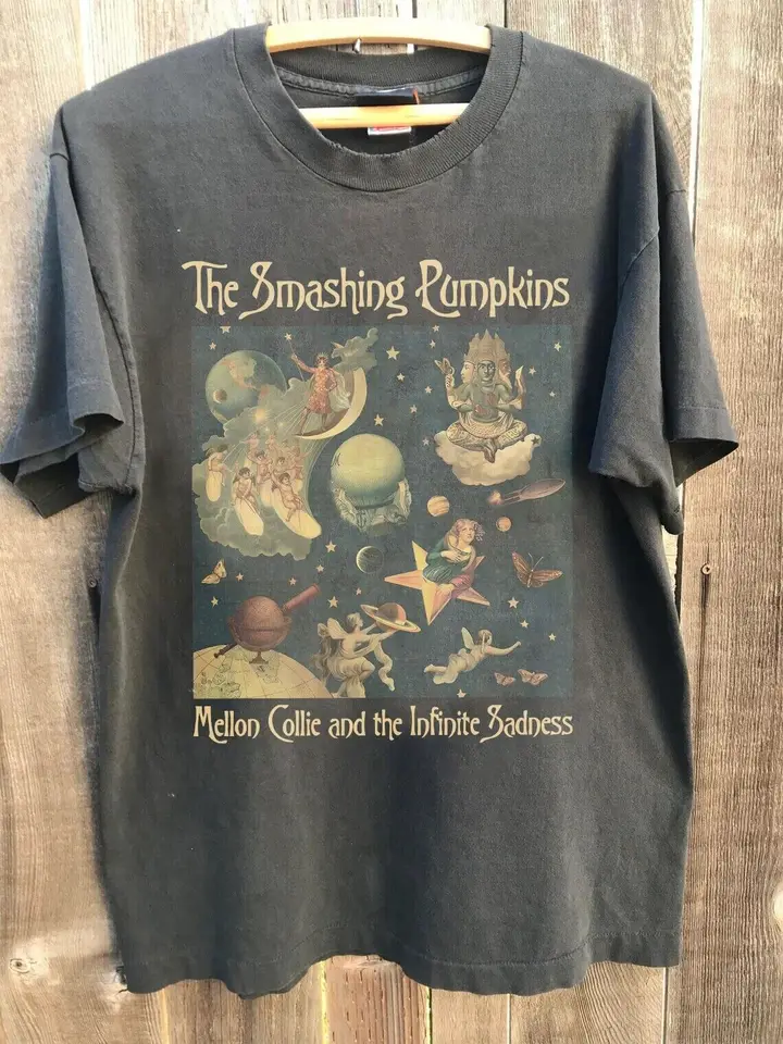 Vintage 1996 The Smashing Pumpkins Band Tour Tshirt Unisex All