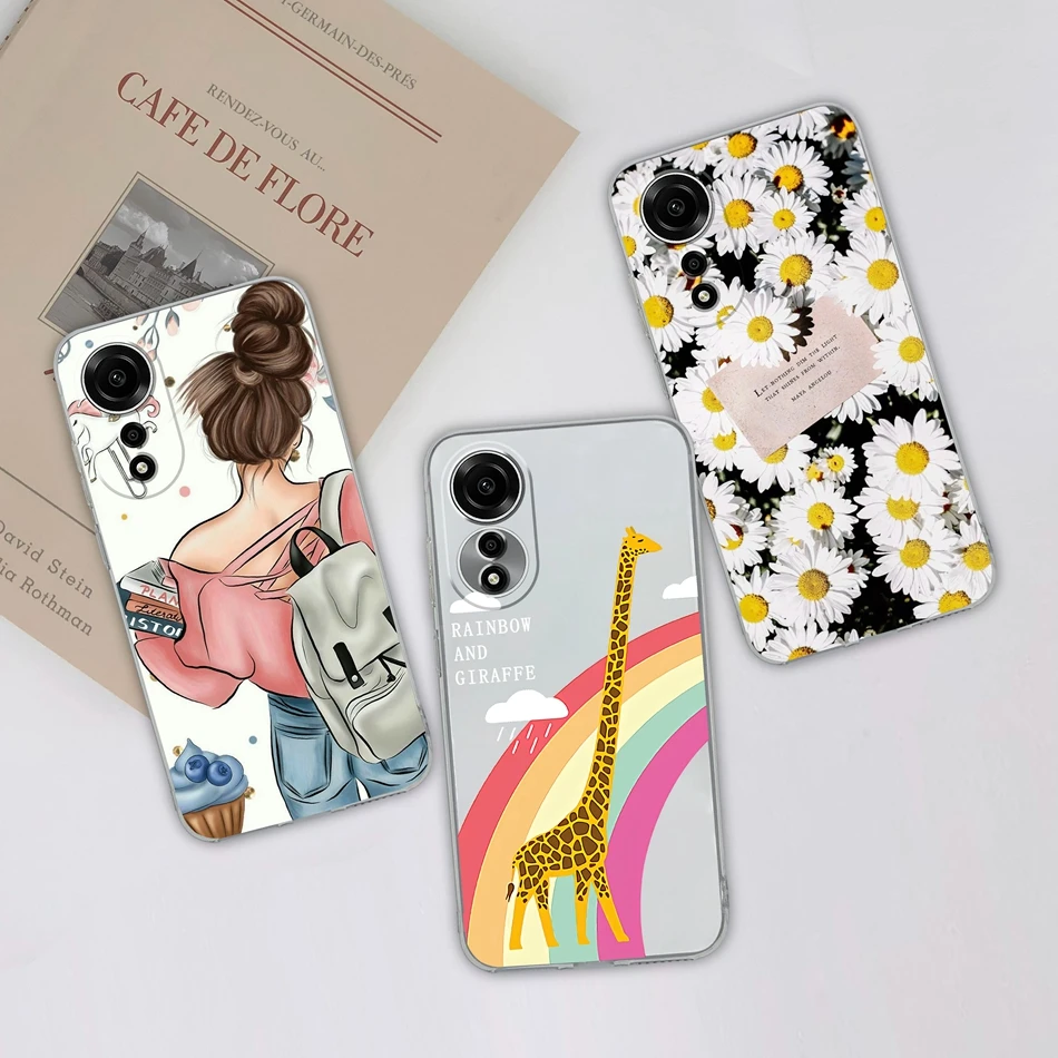 For OPPO A78 5G Case Cover OPPO A78 5G Capas New Shockproof Phone Bumper  Transparent Multicolor Clear Fundas OPPO A78 5G Cover - AliExpress