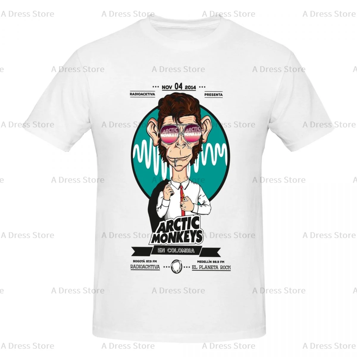 

Arctic Monkeys Inspired Men's round neck Oversized T-shirt,Men's summer t-shirts,Novelty Round neck Tee shirt Gift