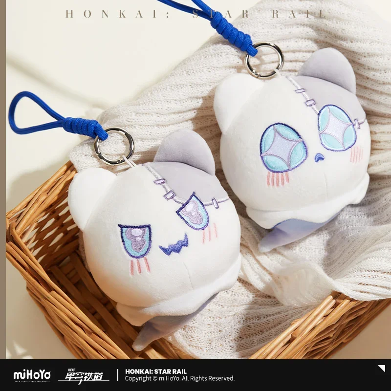 

Предпродажа 12 см Аниме игра Honkai: Star Rail Wubbaboo Косплей подвеска школьный портфель брелок подарок на Рождество