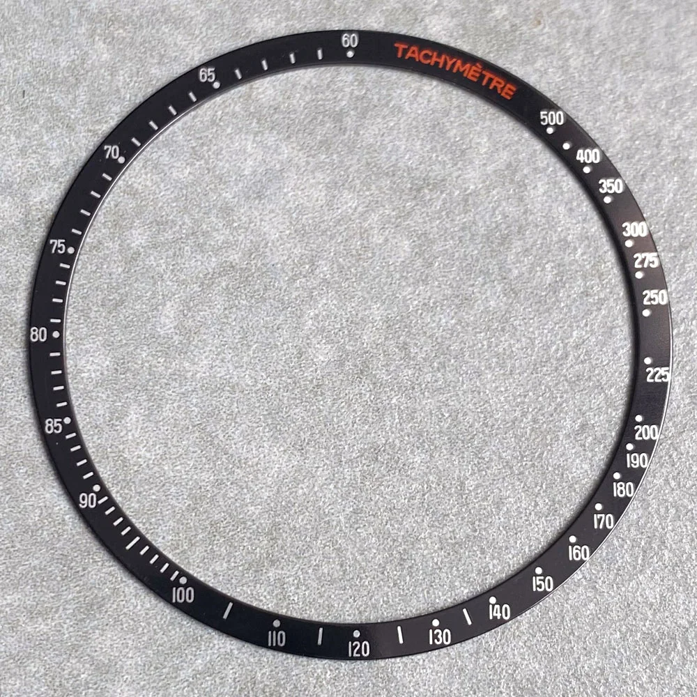 Aluminum Watch Bezel Insert for Men's Chronograph - SPEED MASTER Style
