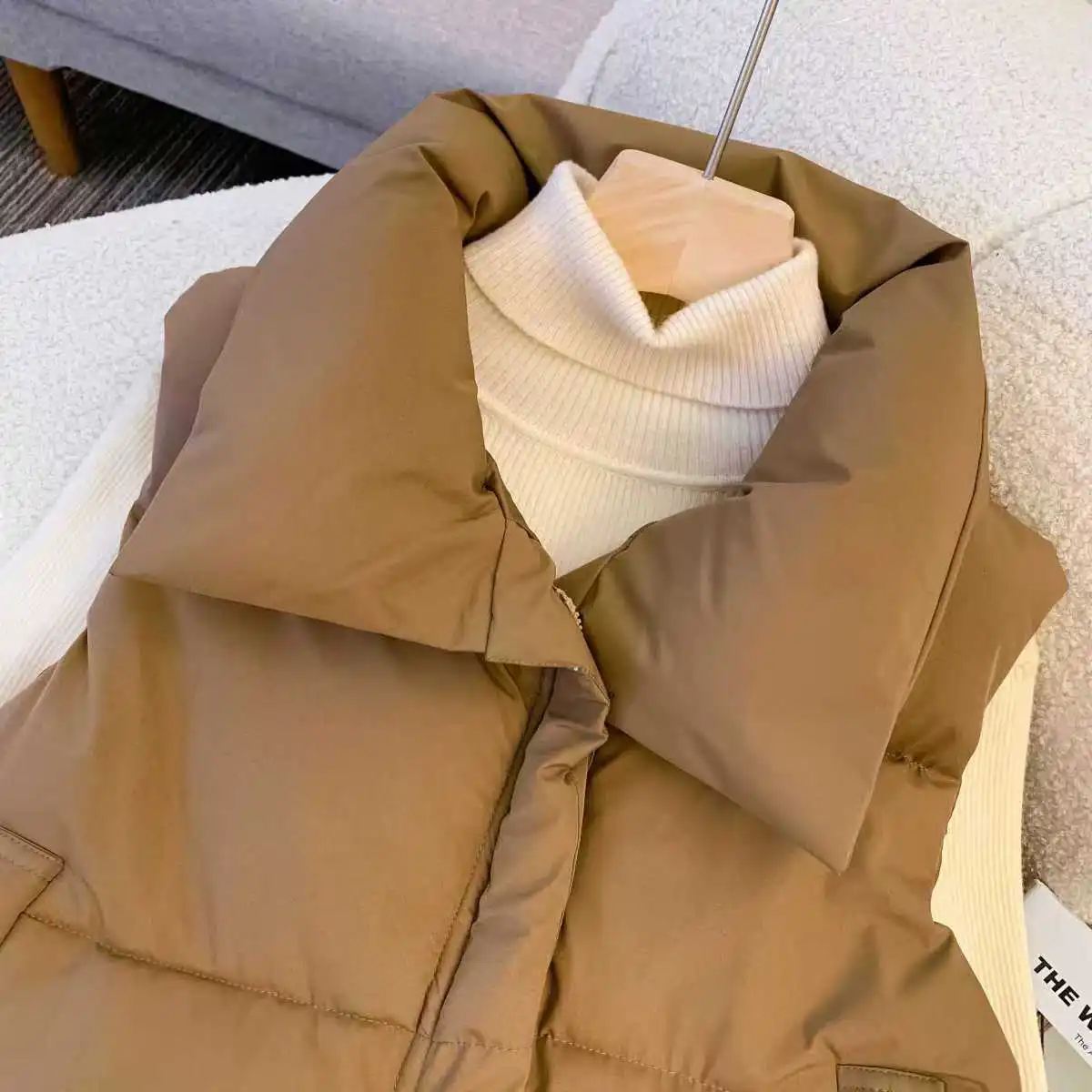 Winter Warm Padded Vest Women's Vest Sleeveless Jacket Casual Elegant Tank Top New In Coats & Jackets Matching Chic Outerwears