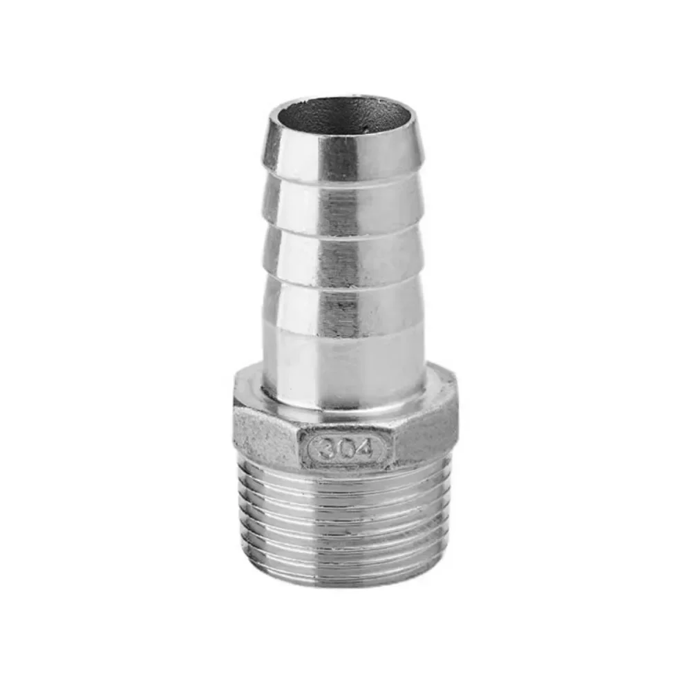 Hose Barb 6-50mm 304 316 Stainless Steel BSPT Male Thread Pipe Fitting