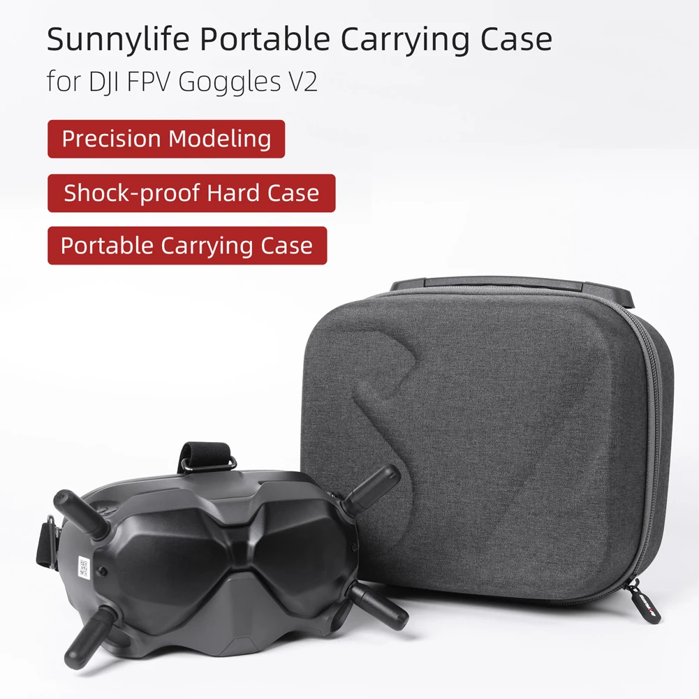 Drone Accessories,Drone Storage Bag,DJI Case,Drone Case,Handbag Case,Flight Glasses Case Portable Carrying Case Handheld Carrying Bags RC Drone Accessories Storage Bags Protection for DJI Avata FPV Goggles V2