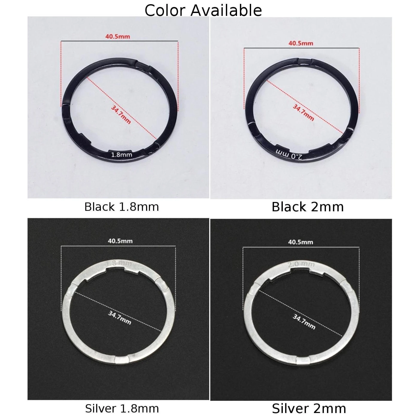 1 pc 1,8 bis 2mm Fahrrad Freehub Spacer Rennrad Tretlager Schwungrad Kassetten scheibe Rennrad Freehub Waschmaschine Ersatz – Detail 5