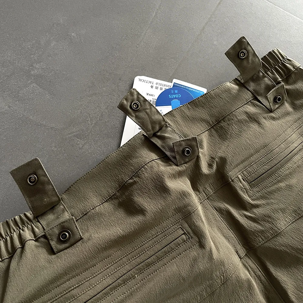 UF GEN3 Replica P40 All-Terrain-Taktikhose aus 200D Orangefarbener Nylon-Softhülle, strapazierfähige Outdoor-Wanderhose – Detail 18