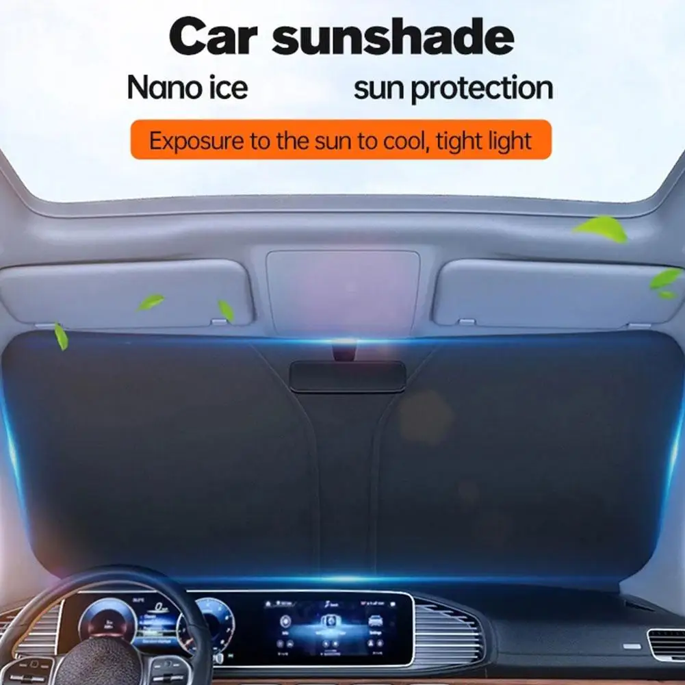 Car Sunshade Summer Front Windshield Laser UV Sun Shade Protector For Auto Interior Protection Accessories 2 Size N8F9