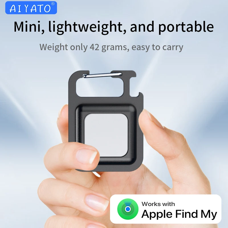 Key Finder AIYATO Bluetooth Tracker Rechargeable USB Flash Drive Work With Apple Find My App GPS Locator Anti Lost Tracker Item Locator Key Chain Locator