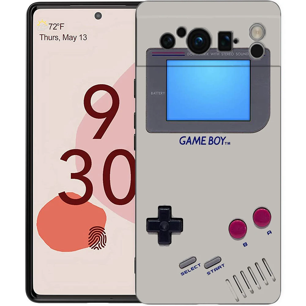 Retro GamePad Shockproof Black TPU Silicone Phone Case