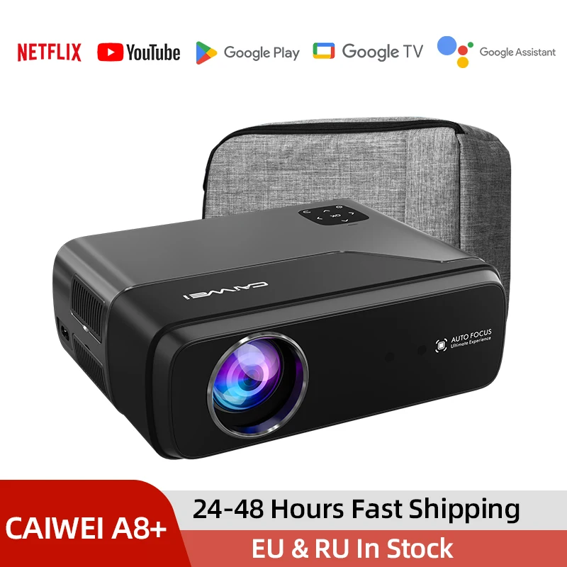 ALIVE アライブ　8㎝と8.5㎝　k-project ケイプロジェクト CAIWEI A8+ Google TV Portable Projector 4K Ultra HD 1080P