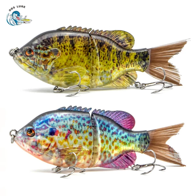 High Quality Bass Fishing Lures Square Bill Floating Swimbait Bluegill Lure  3.5inch 32g New Jointed Baitfish Fishing