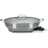 Nonstick Oval Electric Skillet,Brushed Stainless & Cuisinart, 14-Cup Glass Carafe, Fully Automatic for Brew Strength Control 2