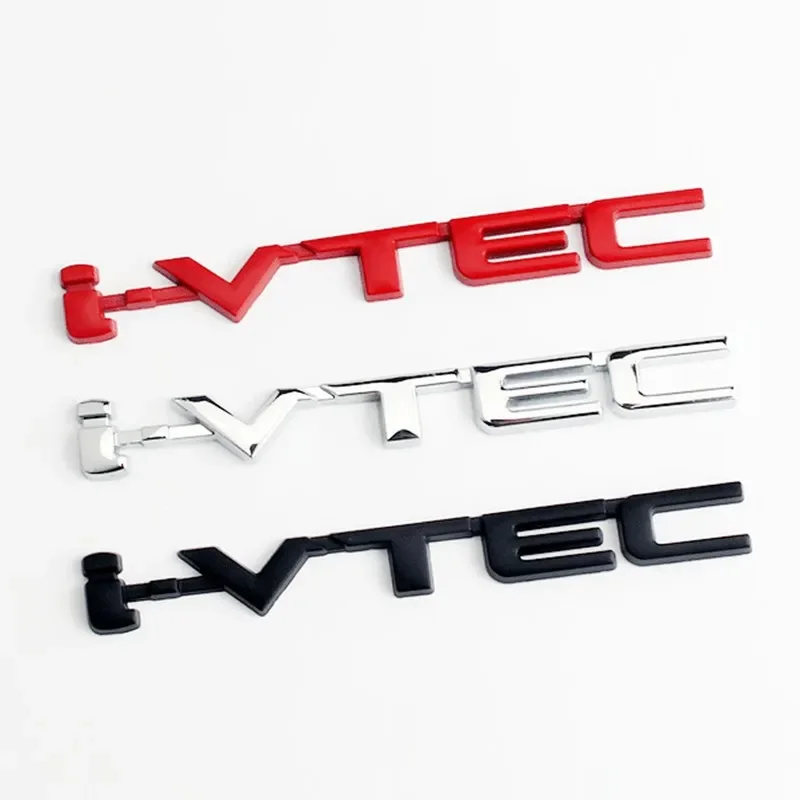 

3D металлические буквы I VTEC Логотип задний багажник Наклейка для Honda Civic Accord City Jazz CRV значок наклейки
