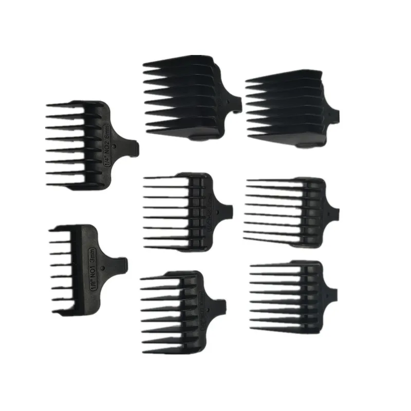 8X Clipper Comb #1- #8,1/8"-1",3-25mm Replace For Wahl T-Blade WA59302 WSS3L1541 9994 9898L 5598 9818L 9854 9855 9816-200 5537C 5