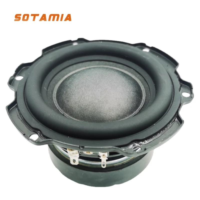 

SOTAMIA 1Pcs 4.5 Inch Subwoofer Speaker 4 Ohm 50W Hifi Home Theater Music Bass Audio Speakers DIY Woofer Bookshelf Loudspeaker