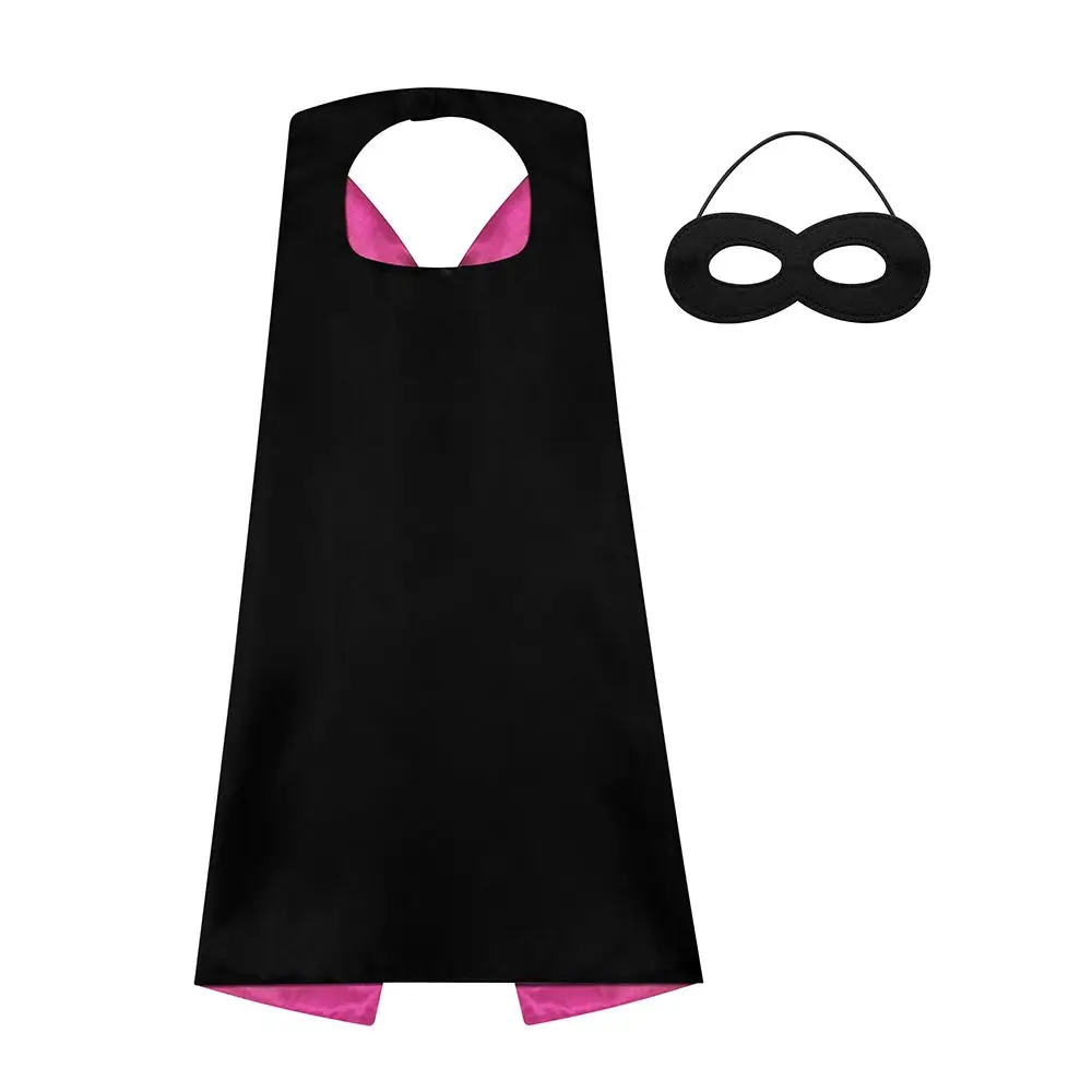 New DIY Performance Props Children Gifts Superhero Costumes Super Hero Cloak Mask Boys Girls Cloak Halloween Cosplay