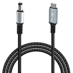 Universal USB - C to DC Power Cord with Aluminum Alloy Design, 5.5mm x 2.1mm Connector - 3m (USB C to DC(5521))