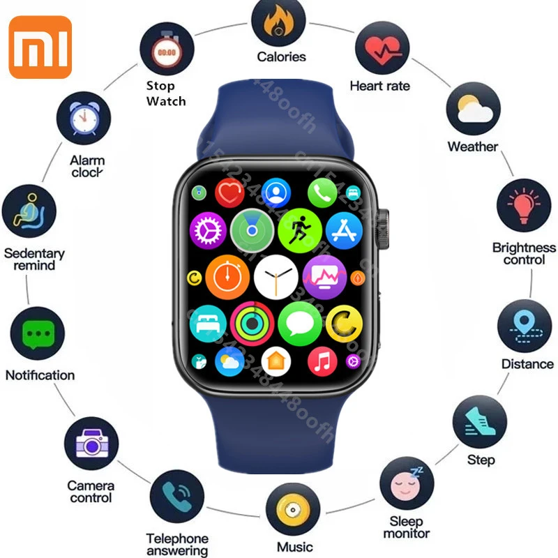 Xiaomi I7 Pro Max Nfc Smart Watches 1.75 Inch Bluetooth Call Smartwatch