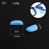 5 Pair Insert Nose Pad For Glasses Eyeglasses Push In Silicone Repair Accessory Child Kids U Shape Anti Slip Soft Black Blue Red 3