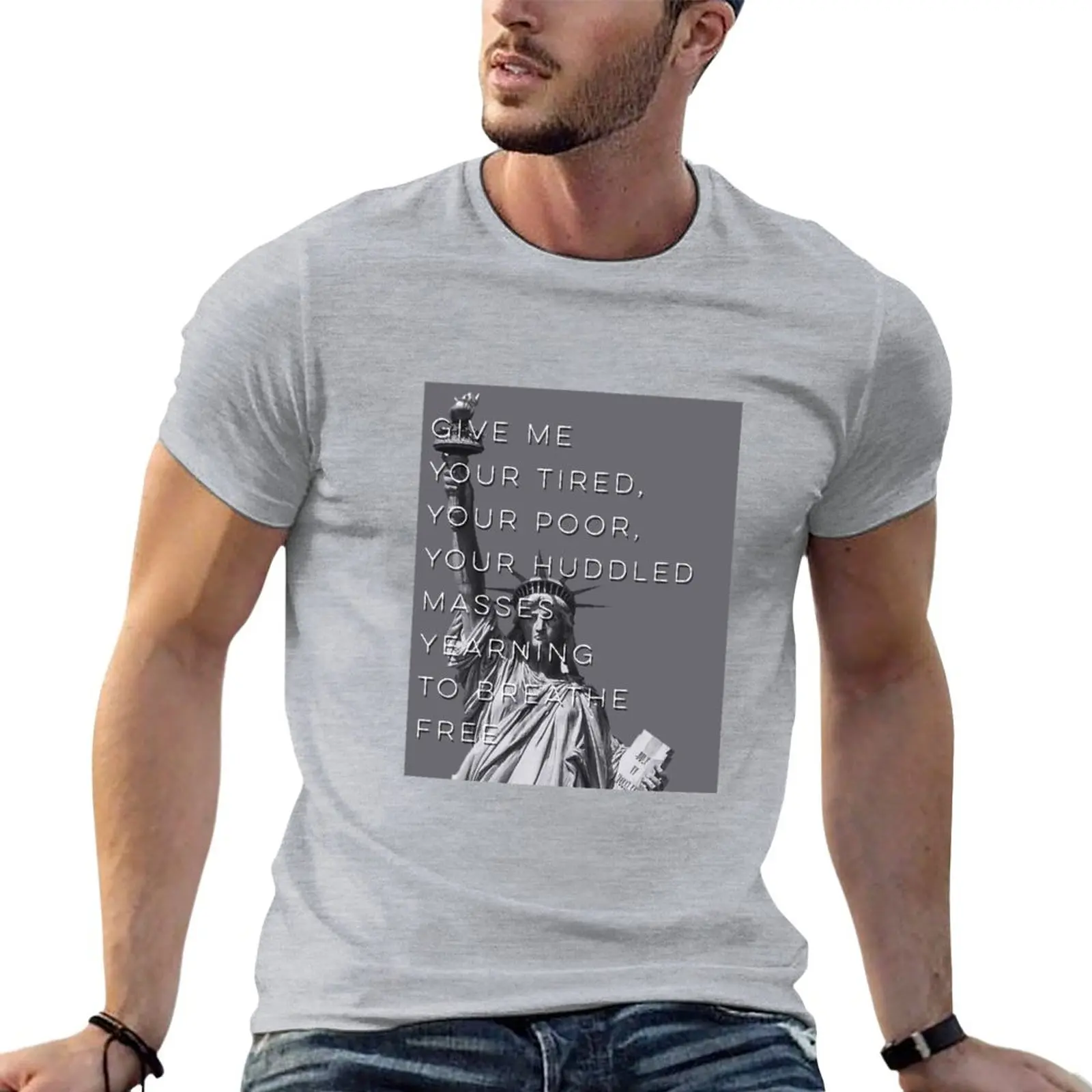 

Give me your tired T-Shirt tops heavyweights t shirts for men graphic