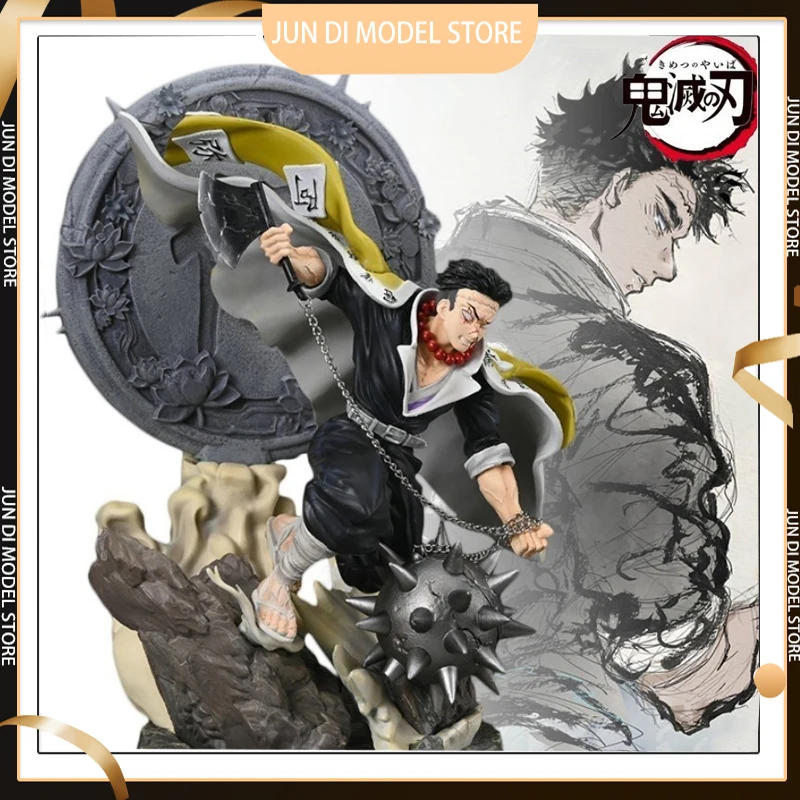 

Demon Slayer Figures Himejima Gyoumei Anime Peripheral Figure Gk 41cm Pvc Action Collectible Model Statue Toy Decoration Gift